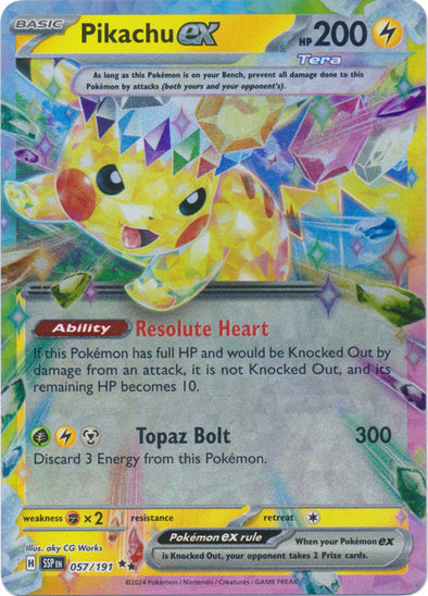 Pikachu ex - 057/191 - Double Rare