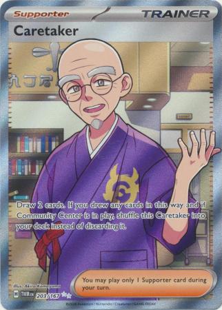 Caretaker - 203/167 - Full Art Ultra Rare