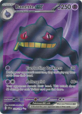 Banette ex - 229/198 - Full Art Ultra Rare