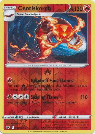 Centiskorch - 039/202 Rare