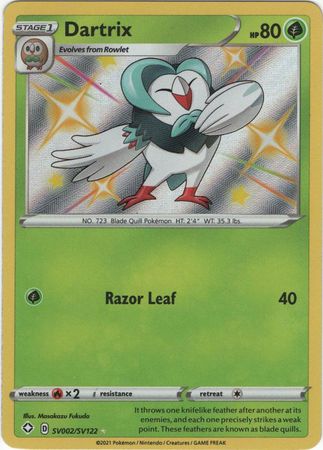 Dartrix - SV002/SV122 - Shiny Rare