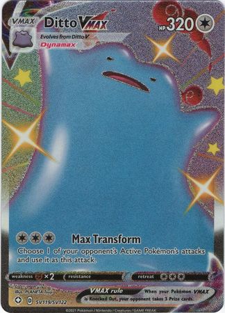 Ditto VMAX - SV119/SV122 - Shiny Rare