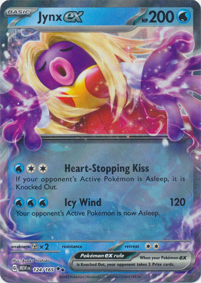 Jynx ex - 124/165 - Double Rare