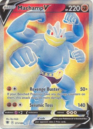 Machamp V - 171/189 - Full Art Ultra Rare
