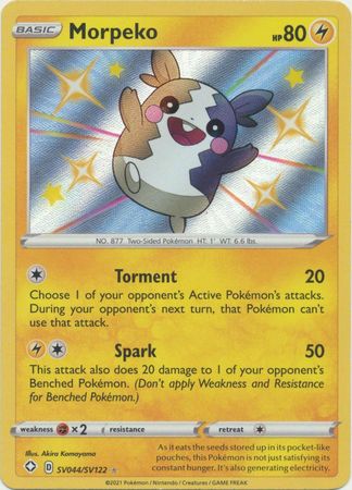 Morpeko - SV044/SV122 - Shiny Rare