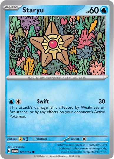 Staryu - 120/165 - Common