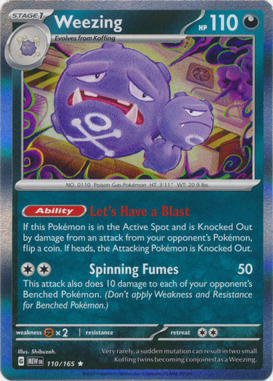 Weezing - 110/165 - Rare