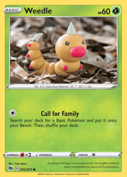 Weedle - 002/073 Common