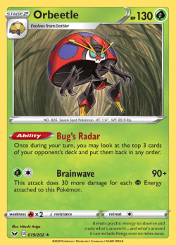 Orbeetle - 019/202 Rare