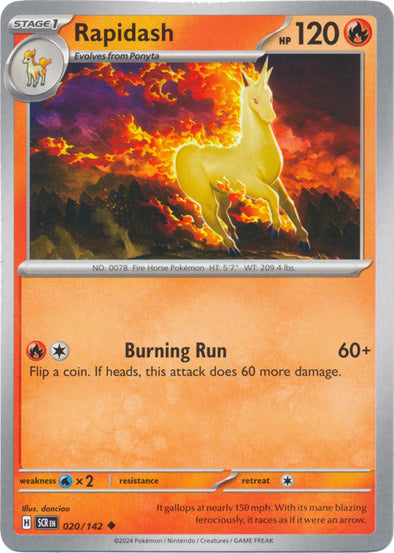 Rapidash - 020/142 - Uncommon