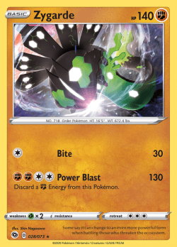 Zygarde - 028/073 Rare Holo