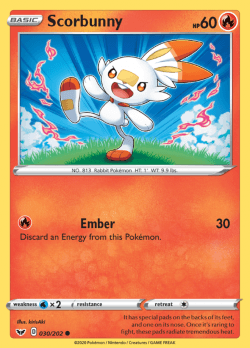 Scorbunny - 030/202 Common