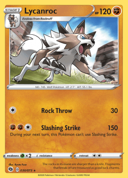 Lycanroc - 030/073 Rare Holo