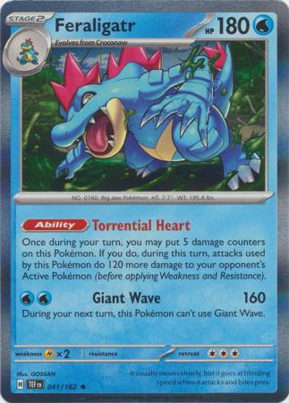 Feraligatr - 041/162 - Rare