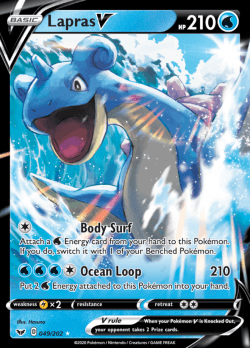 Lapras v - 049/202 - Ultra Rare