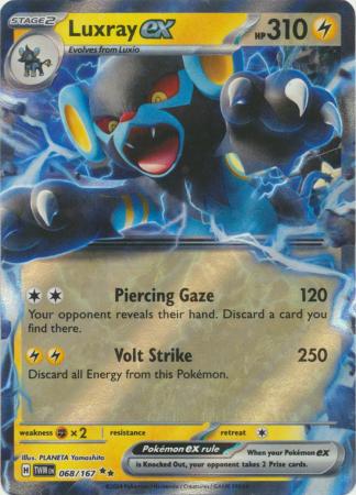 Luxray ex - 068/167 - Double Rare