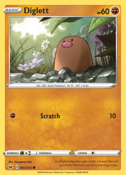 Diglett - 092/202 Common