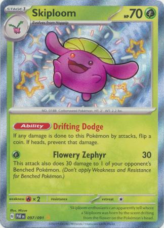 Skiploom - 097/091 - Shiny Rare