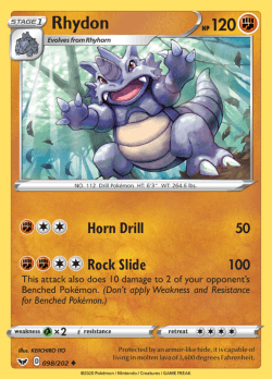 Rhydon - 098/202 Uncommon