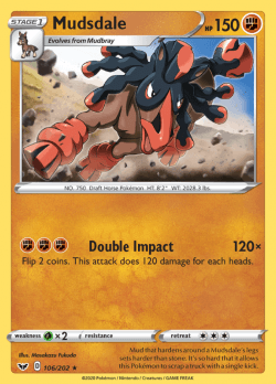 Mudsdale - 106/202 Rare