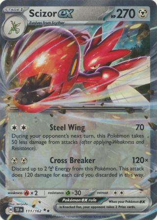 Scizor ex - 111/162 - Double Rare