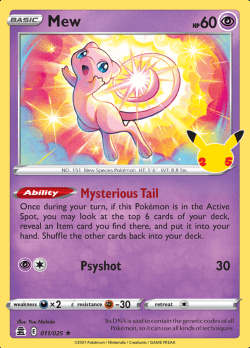 Mew - 011/025 - Rare