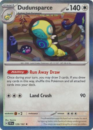 Dudunsparce - 129/162 - Rare