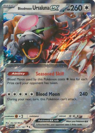 Bloodmoon Ursaluna ex - 141/167 - Double Rare