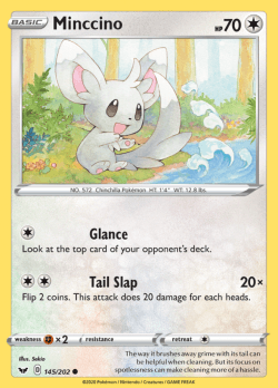 Minccino - 145/202 Common