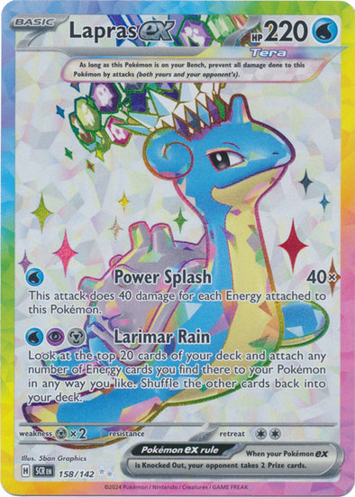 Lapras ex - 158/142 - Ultra Rare