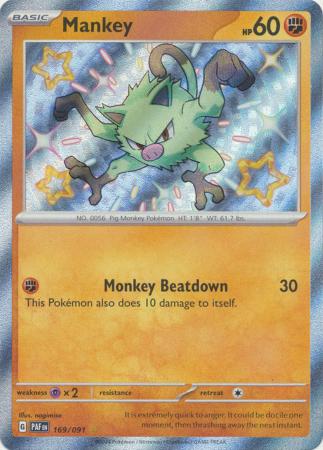 Mankey - 169/091 - Shiny Rare