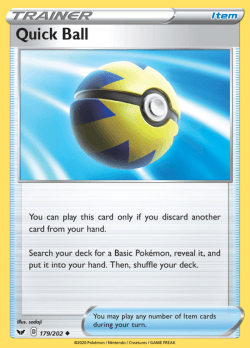 Quickball  - 179/202 Uncommon