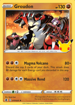 Groudon - 017/025 - Rare