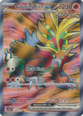 Gouging Fire ex - 188/162 - Full Art Ultra Rare