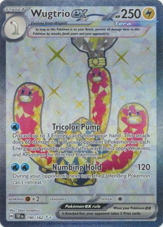 Wugtrio ex - 190/162 - Full Art Ultra Rare