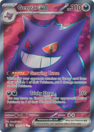 Gengar ex - 193/162 - Full Art Ultra Rare