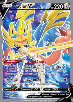 Zacian V - 195/202 - Ultra Rare