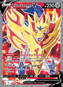 Zamazenta V - 196/202 - Ultra Rare