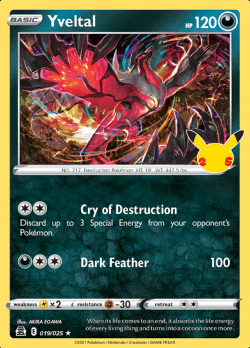 Yveltal - 019/025 - Rare