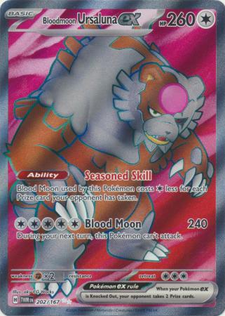 Bloodmoon Ursaluna ex - 202/167 - Full Art Ultra Rare