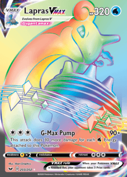 Lapras Vmax - 203/202 - Hyper Rare