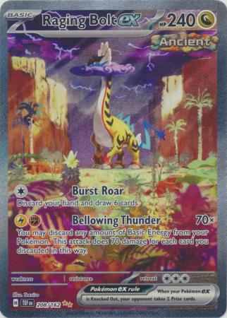 Raging Bolt ex - 208/162 - Special Illustration Rare