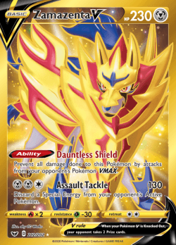 Zamazenta v - 212/202 - Secret Rare