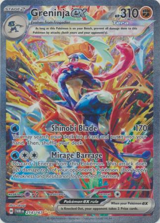 Greninja ex - 214/167 - Special Illustration Rare