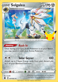 Solgaleo  - 021/025 - Rare