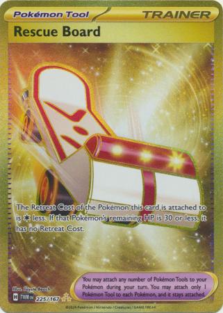 Rescue Board - 225/167 - Gold Secret Rare