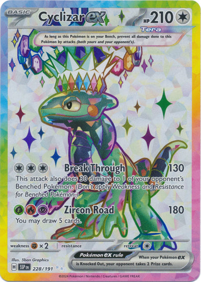 Cyclizar ex - 228/191 - Full Art Ultra Rare