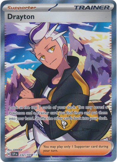 Drayton - 232/191 - Full Art Ultra Rare