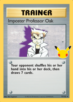 Imposter Professor Oak - 029/025 - Ultra Rare Classic Collection