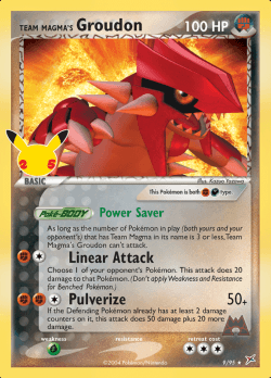 Team Magma's Groudon - 036/025 - Ultra Rare Classic Collection